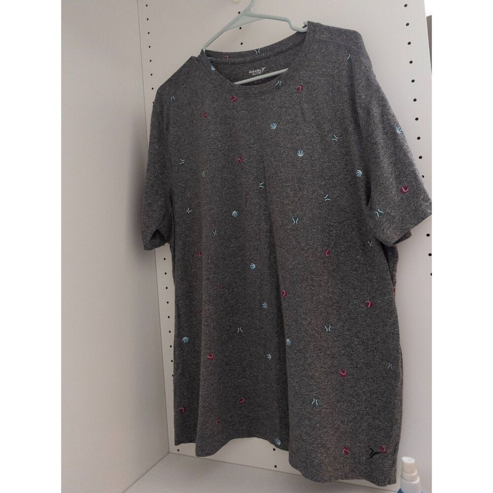 Old Navy go dry women's grey ball tshirt size XXL